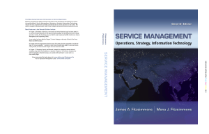 FITZSIMMONS Service Management  Operations, Strategy, Information Technology - PDF Room