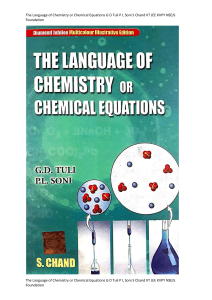 pdfcoffee.com thelanguageofchemistryorchemicalequations-pdf-free