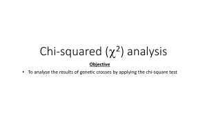 Chi-squared analysis lecture