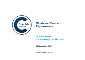 Climb and Descent Performance