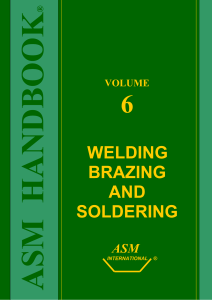 ASM Handbook Vol.6 Welding, Brazing and Soldering