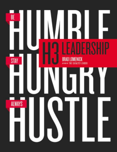 H3 leadership   be humble. stay hungry. always hustle ( PDFDrive )