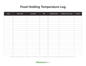 food-holding-temperature-log