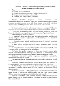 1-Axborot va kommunikatsiya texnologiyalarida raqamli sxemotexnikaning o’rni va ahamiyati