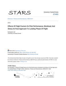 Pilot Performance & Flight Factors: A Dissertation