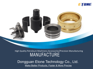 The Brochure of Oil & Gas components--Etone