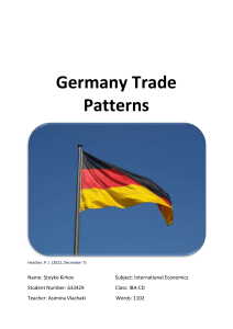 Germany Trade Patterns