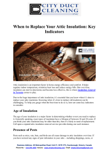 When to Replace Your Attic Insulation: Key Indicators