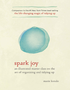 Marie Kondo-Spark Joy An Illustrated Master Class 
