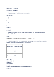 Assignment 1  ITEC 1620