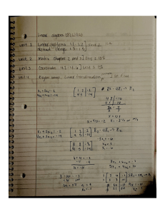 Unit 1 Linear Algebra (1)