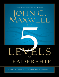 Maxwell John C - The 5 Levels of Leadership-Center Street 2011-1