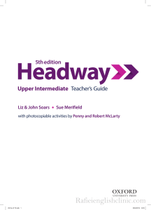 484 4- Headway Upper-Intermediate Teacher's Guide, 5th edition - 2019, 240p