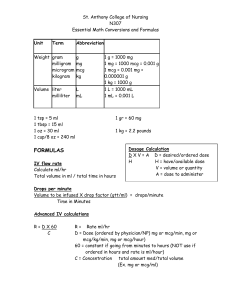 Essential Math conversions