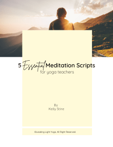 5 essential meditation scripts