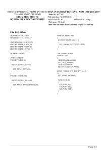 Microprocessor Exam Solution: C Code & Embedded Systems