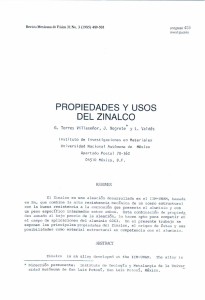 Propiedades y Usos del Zinalco