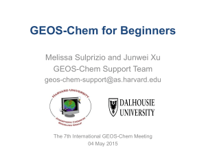 GEOS-Chem for Beginners