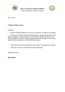 letter for mayor