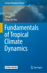 Fundamentals of Tropical Climate Dynamic