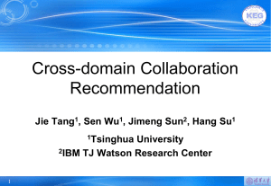 2012-KDD-Cross-domain Collaboration Recommendation-PPT