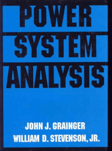 Power System Analysis (Stevenson)