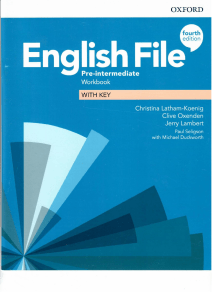 475 2- English File. Pre-Intermediate. Workbook 2019, 4-ed, 97p