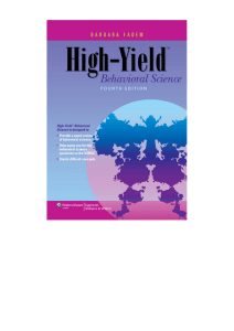 High-Yield-Behavioral-Science-4e