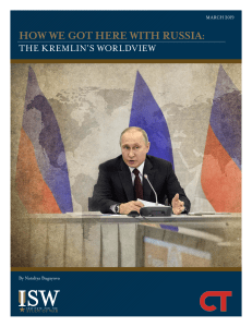 ISW Report The Kremlin's Worldview March 2019