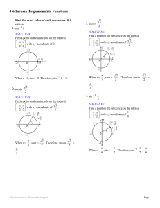 4-6-inverse-trigonometric-functions solution