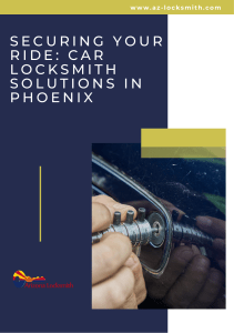 Phoenix Locksmith for Cars
