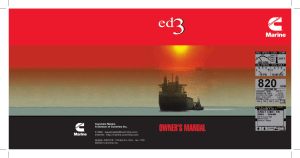 ED-3 Owners Manual