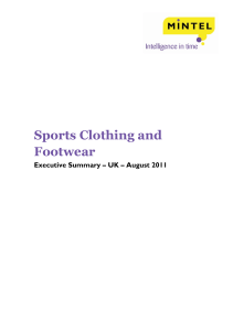 Sports Clothing and Footwear