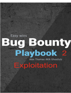 Bug Bounty Playbook V2
