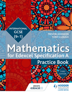 Edexcel IGCSE Mathematics (9-1) (2016)