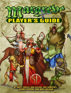 Margreve Player's Guide