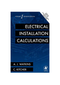 Electrical Installation Calculations BASIC
