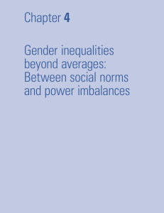 gender inequalities beyond averages