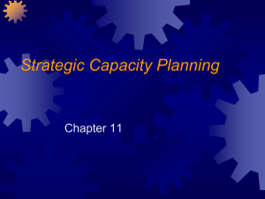 StrategicCapacityPlanning