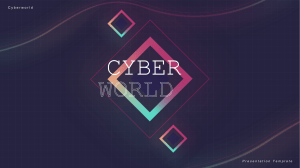 CyberWorld Free PowerPoint Template