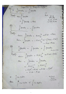 properties of definite integral