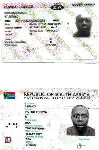 licence & id