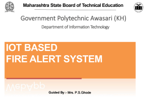 IoT Fire Alert System Presentation