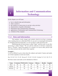 G10 ICT Chapter 1 - Information