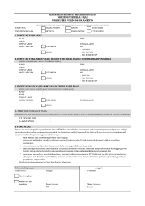 Form Permohonan EFIN (PDF isian)