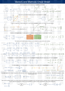 2.Vector and Matrices