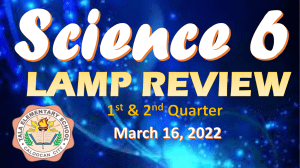 science 6 reviewer for LAMP
