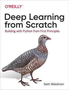 Deep Learning from Scratch (Seth Weidman) 