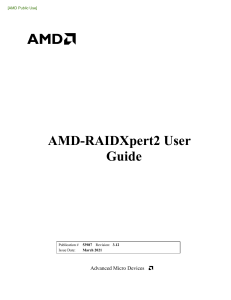 AMD-RAIDXpert2 User Guide 3.12