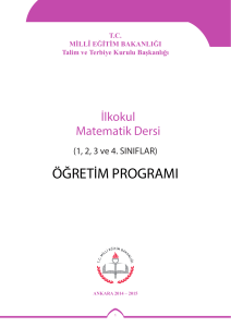 TR-Matematik Müfredatı